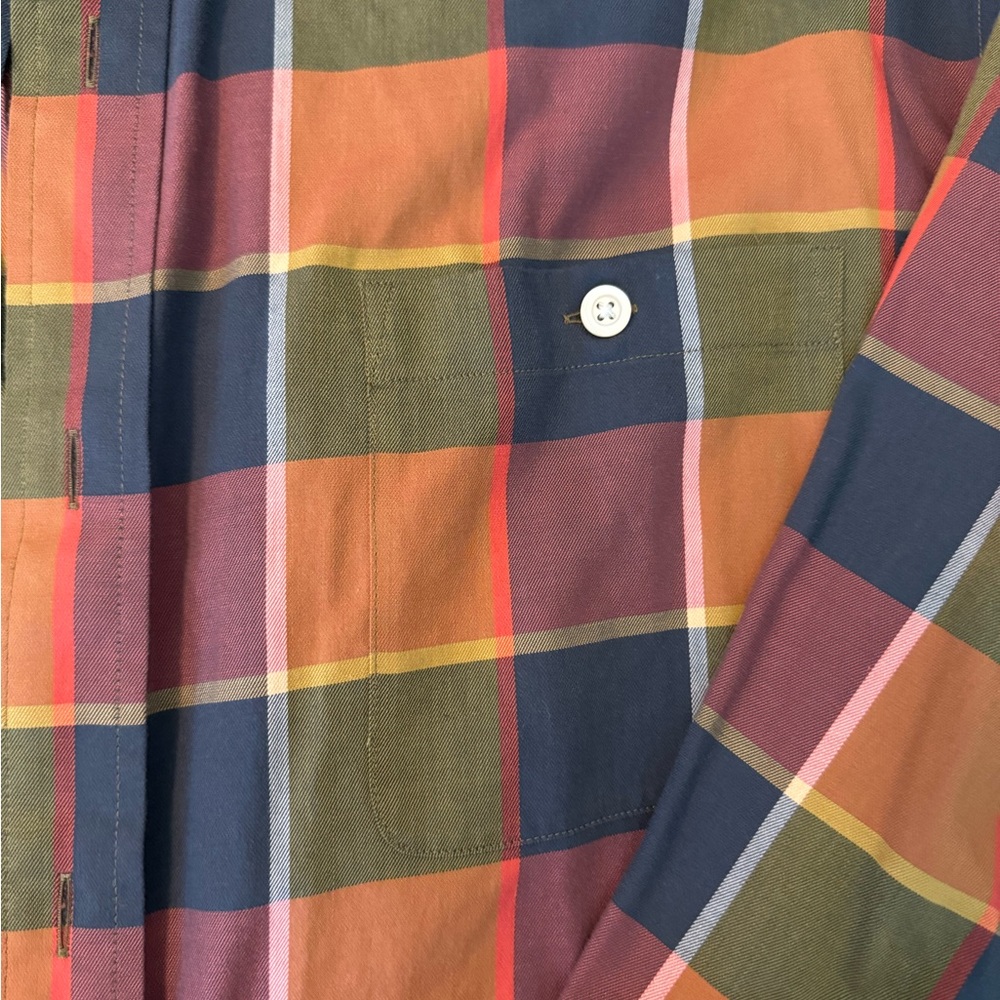 Orvis Men’s XXL Plaid Button-Down Shirt - Picture 2 of 3